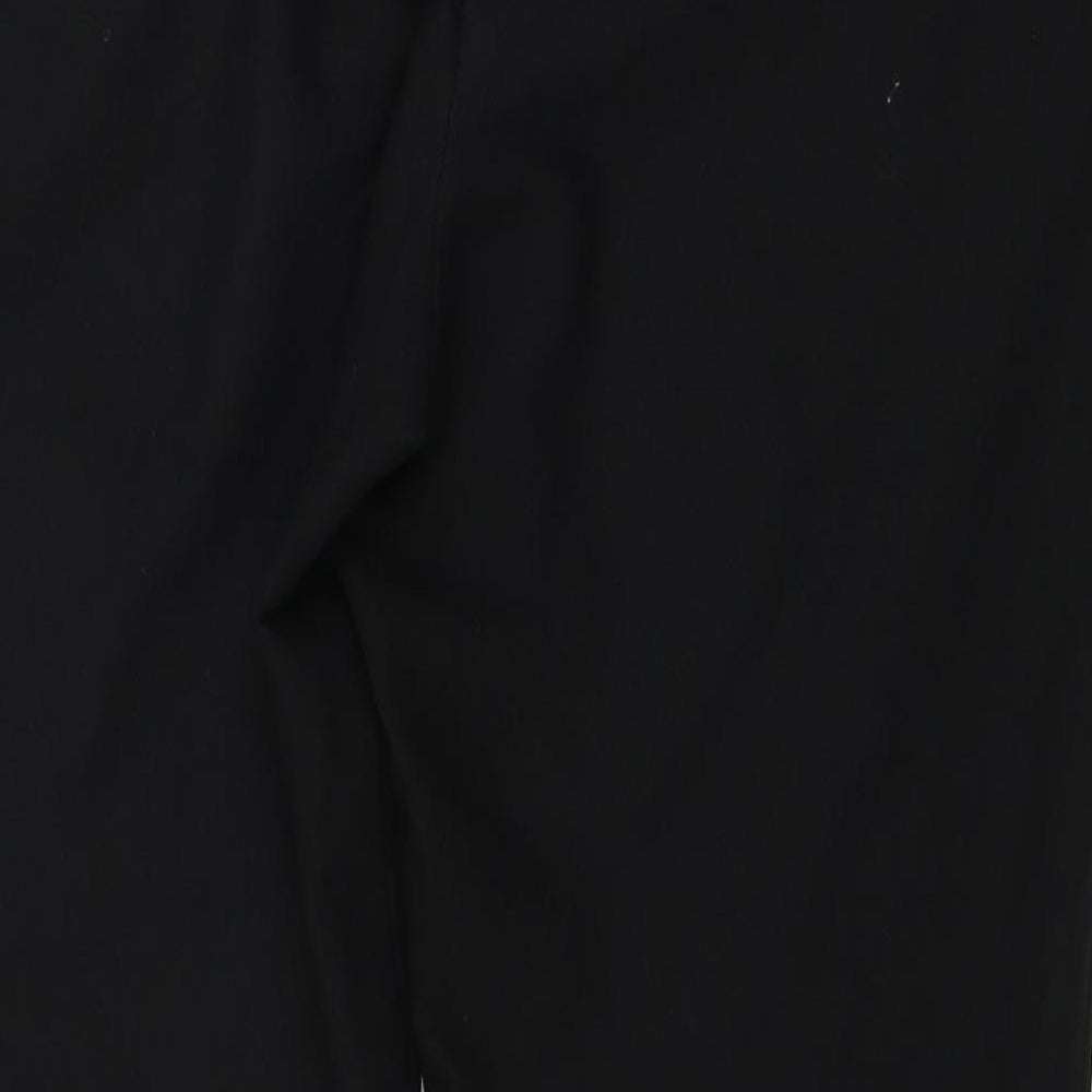 Womens UK Size 16 Very Regular Fit  Black Trousers