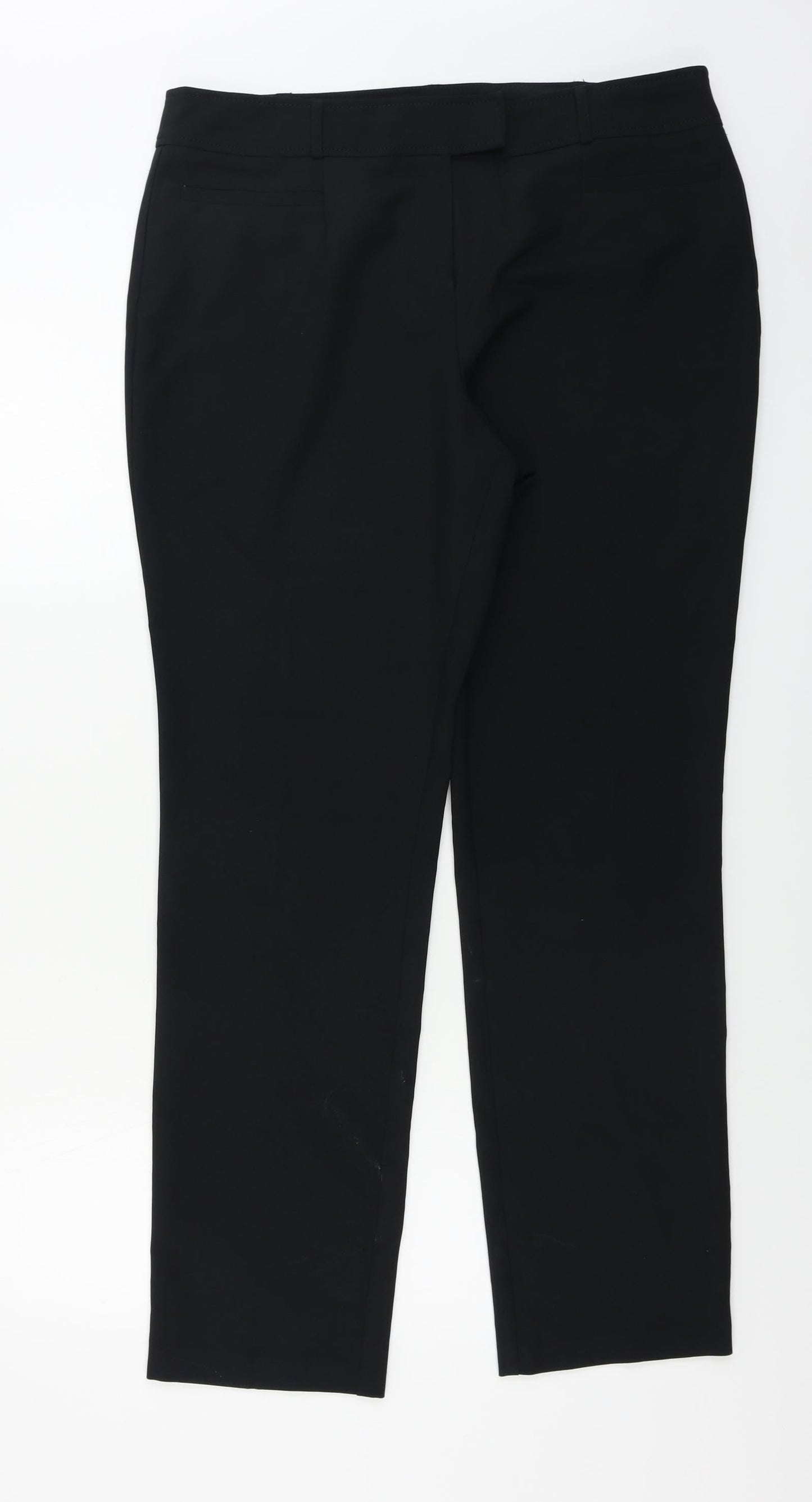 Womens UK Size 16 South Regular Fit  Black Trousers