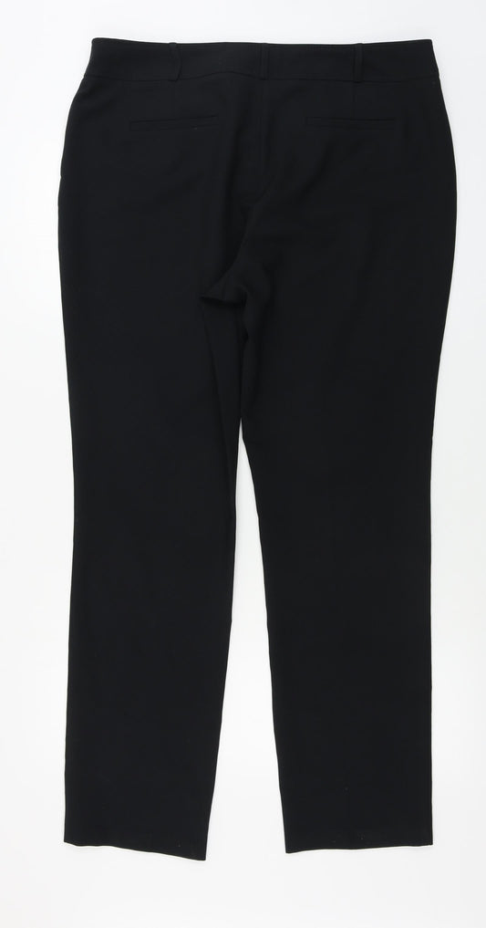 Womens UK Size 16 South Regular Fit  Black Trousers