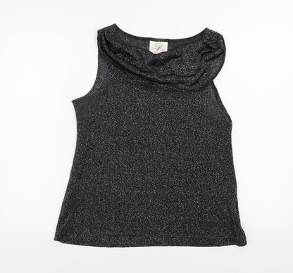 Peepers  Womens Black   Basic Blouse Size 14