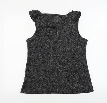 Peepers  Womens Black   Basic Blouse Size 14