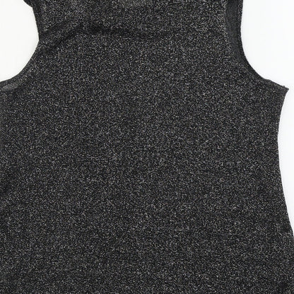 Peepers  Womens Black   Basic Blouse Size 14
