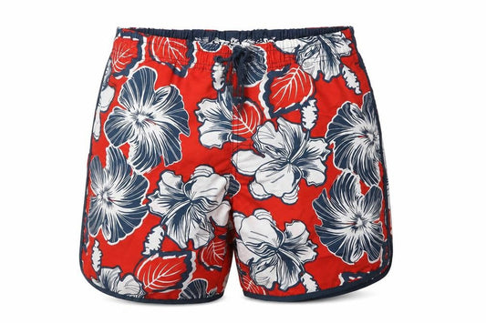 SACTIVE   Boys Red Floral  Bermuda Shorts Size XS