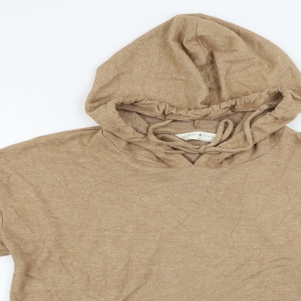 Marks & Spencer  Womens Brown   Pullover Hoodie Size 8