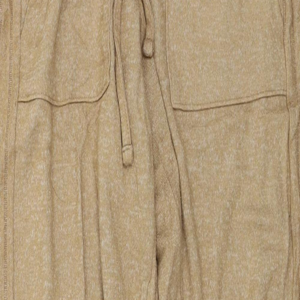 Womens UK Size 8 Marks and Spencer Relaxed Fit Sweatpants Brown Trousers