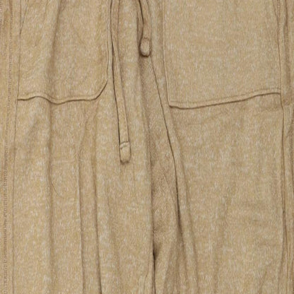 Womens UK Size 8 Marks and Spencer Relaxed Fit Sweatpants Brown Trousers