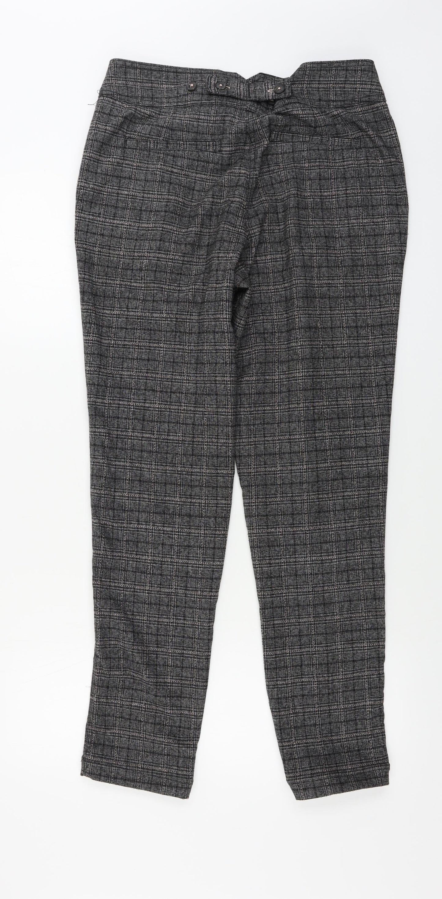 Womens UK Size 10 NEXT Relaxed Fit  Grey Trousers