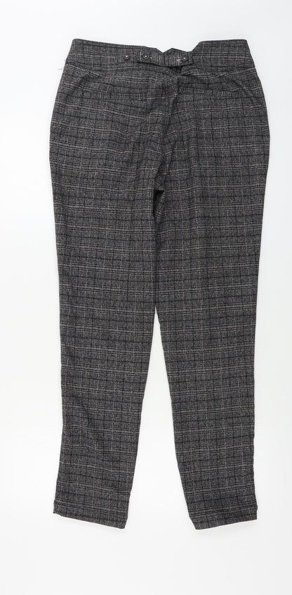 Womens UK Size 10 NEXT Relaxed Fit  Grey Trousers