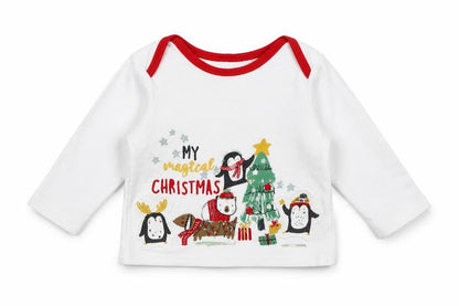 Nutmeg  Boys White   Pullover Jumper Size 6-9 Months