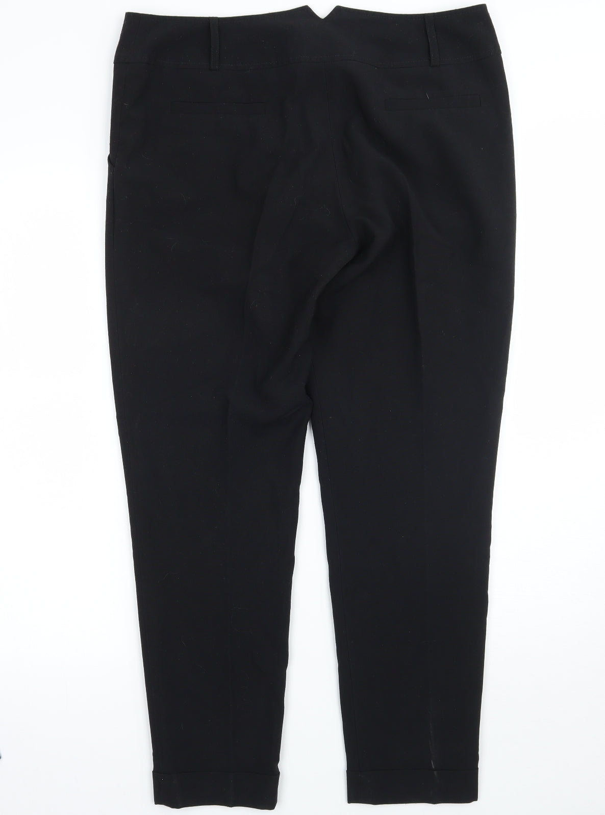 Red Herring Womens Black   Trousers  Size 12 L27 in