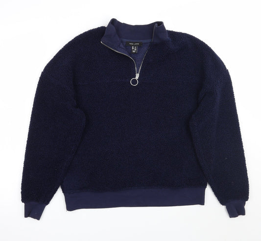 Womens UK Size 6 Newlook Blue Pullover Jumper