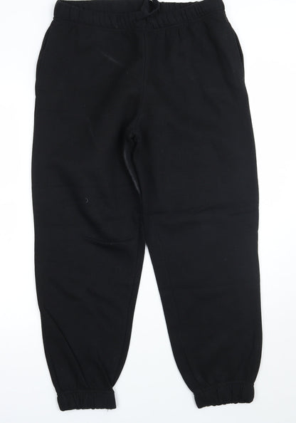Womens UK Size S Primark Regular Fit Sweatpants Black Trousers