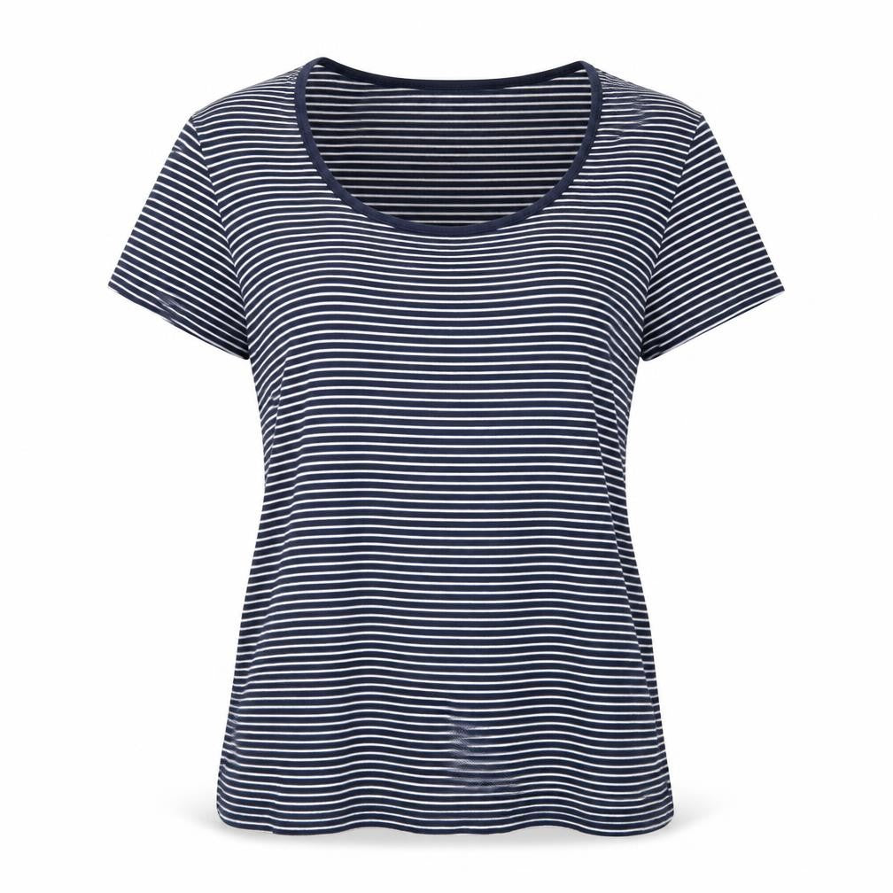Womens UK Size 12 Cotton Traders White Basic T-Shirt