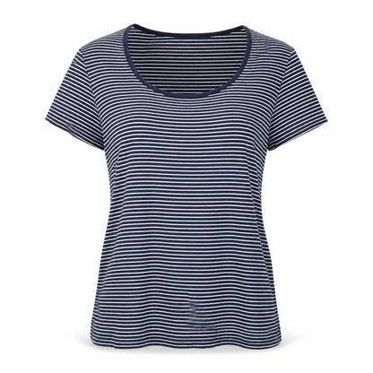 Womens UK Size 12 Cotton Traders White Basic T-Shirt