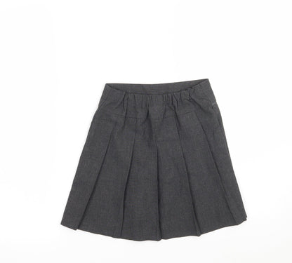 TU Girls Grey   A-Line Skirt Size 5 Years - School wear