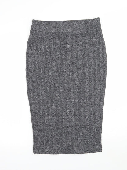 NEXT Womens Grey   A-Line Skirt Size 8