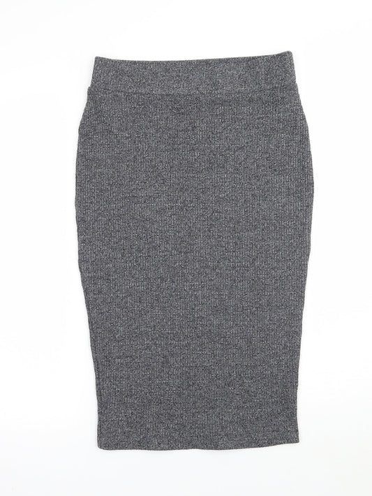 NEXT Womens Grey   A-Line Skirt Size 8