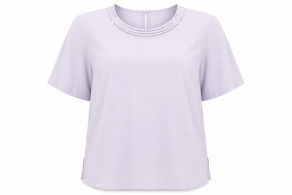 Womens UK Size 24 Gelco Purple Basic Blouse