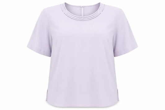 Womens UK Size 24 Gelco Purple Basic Blouse