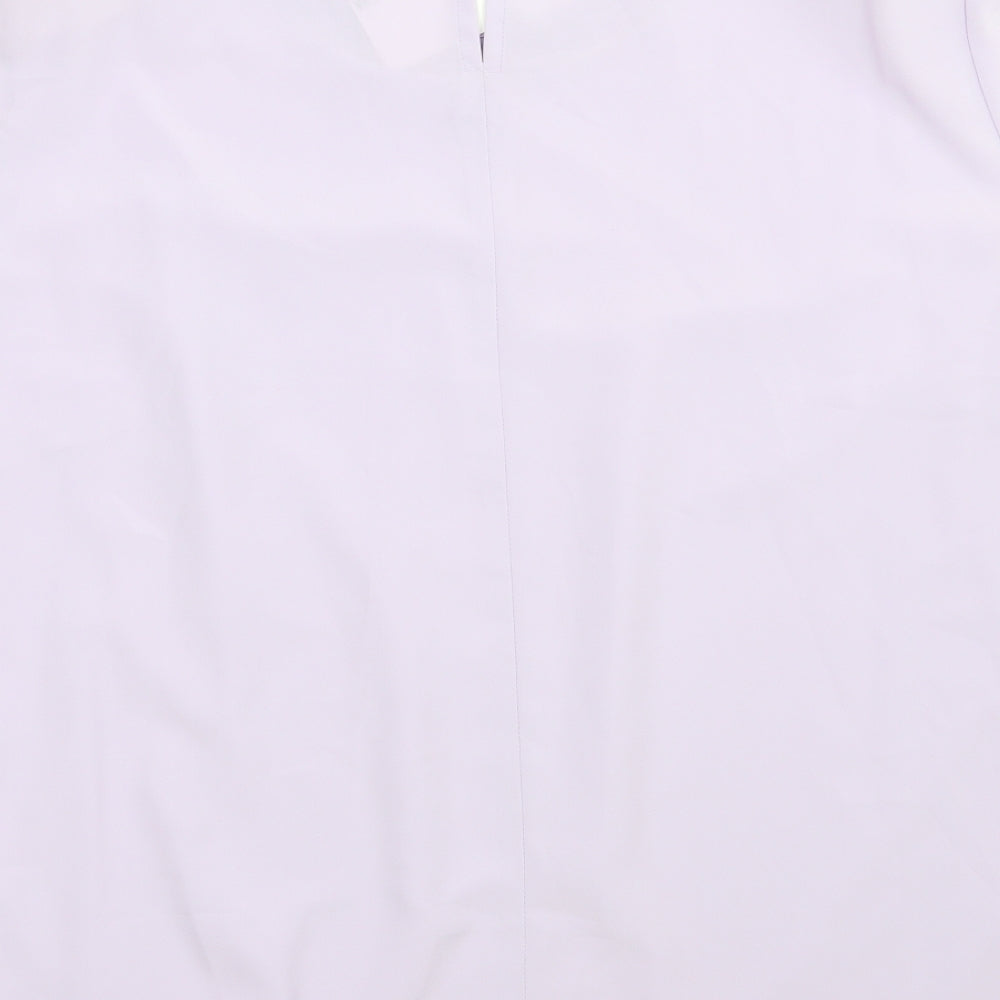 Womens UK Size 24 Gelco Purple Basic Blouse