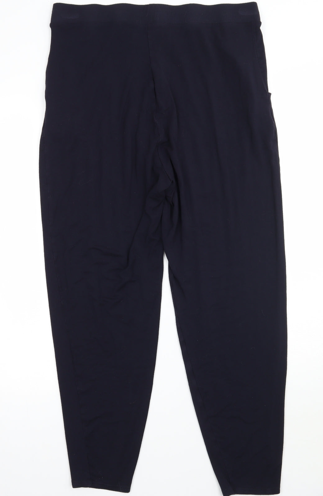 Womens UK Size 14 Papaya Regular Fit Bloomer Blue Trousers