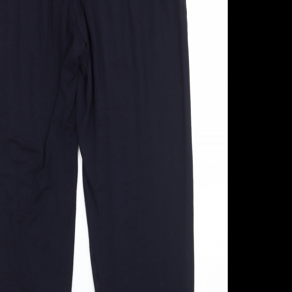 Womens UK Size 14 Papaya Regular Fit Bloomer Blue Trousers