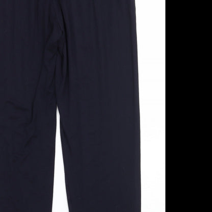 Womens UK Size 14 Papaya Regular Fit Bloomer Blue Trousers