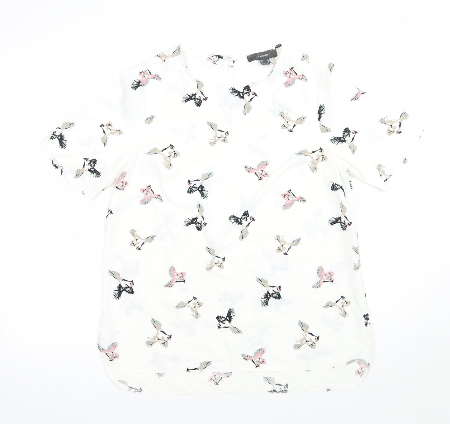 Primark Womens White   Basic Blouse Size 10