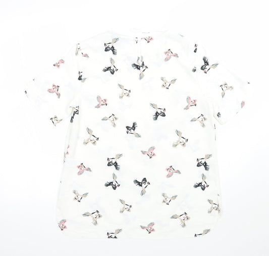 Primark Womens White   Basic Blouse Size 10