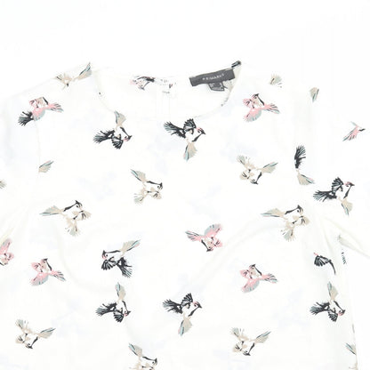 Primark Womens White   Basic Blouse Size 10