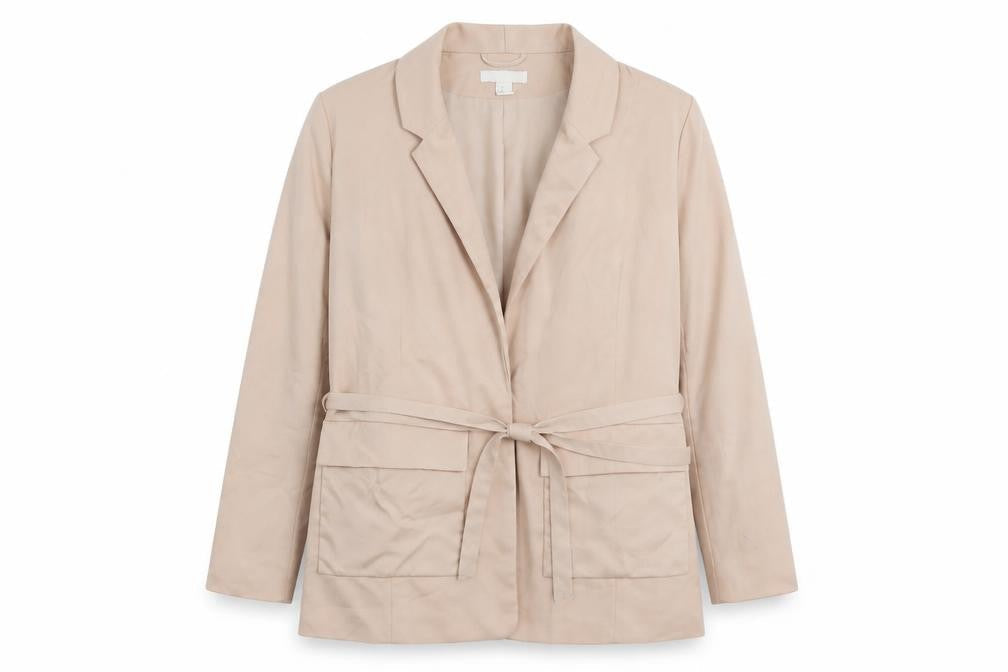 Womens UK Size 44 H&M Beige Jacket