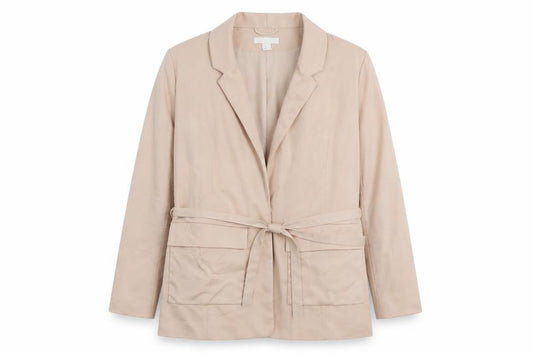 Womens UK Size 44 H&M Beige Jacket