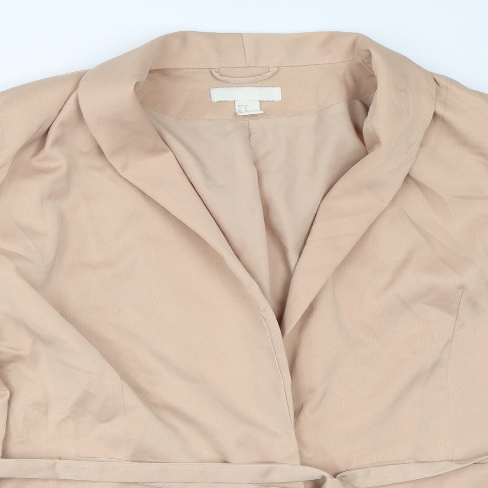 H&M Womens Beige   Jacket Blazer Size 44