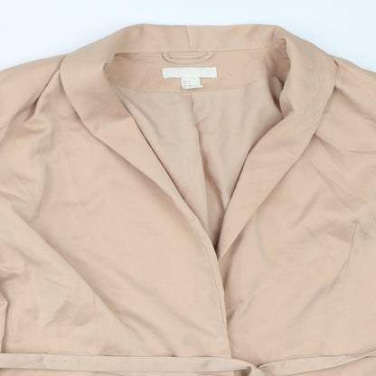 H&M Womens Beige   Jacket Blazer Size 44