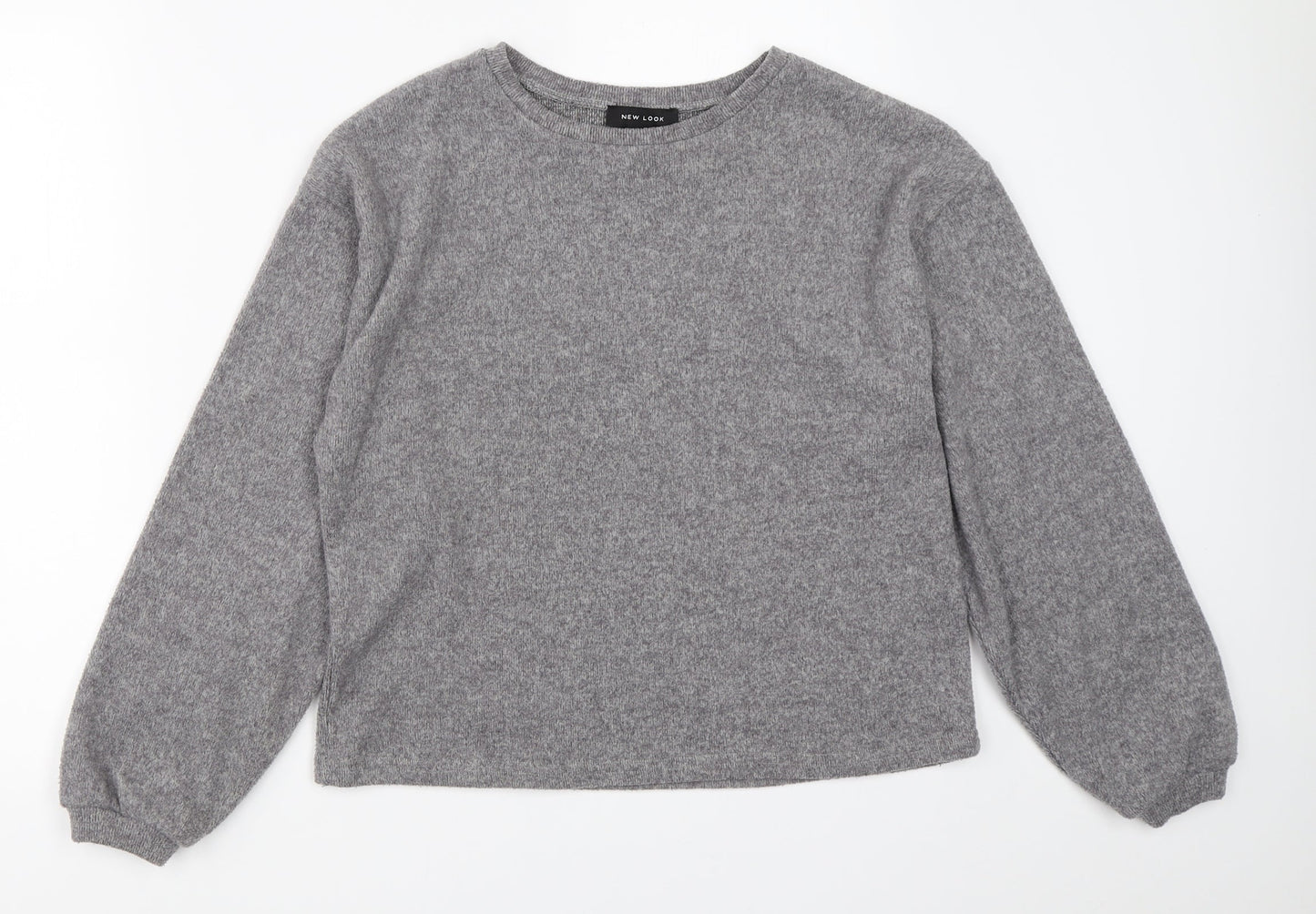 Womens UK Size S New Look Grey Pullover Jumper