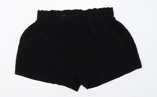 Shinestar Womens Black   Hot Pants Shorts Size M