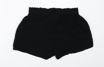 Shinestar Womens Black   Hot Pants Shorts Size M