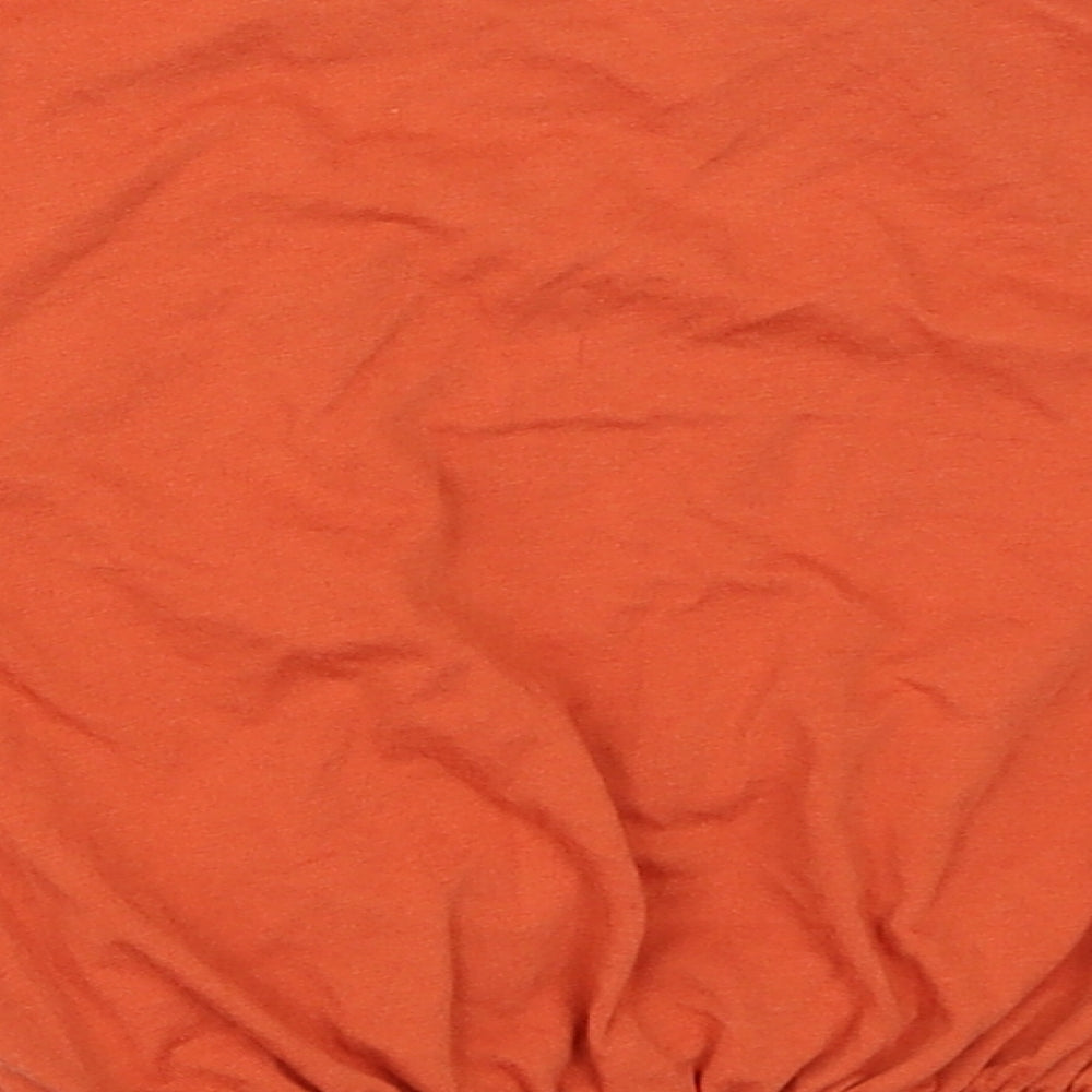 Primark Womens Orange   Cropped T-Shirt Size XS