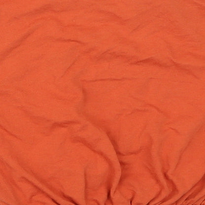 Primark Womens Orange   Cropped T-Shirt Size XS