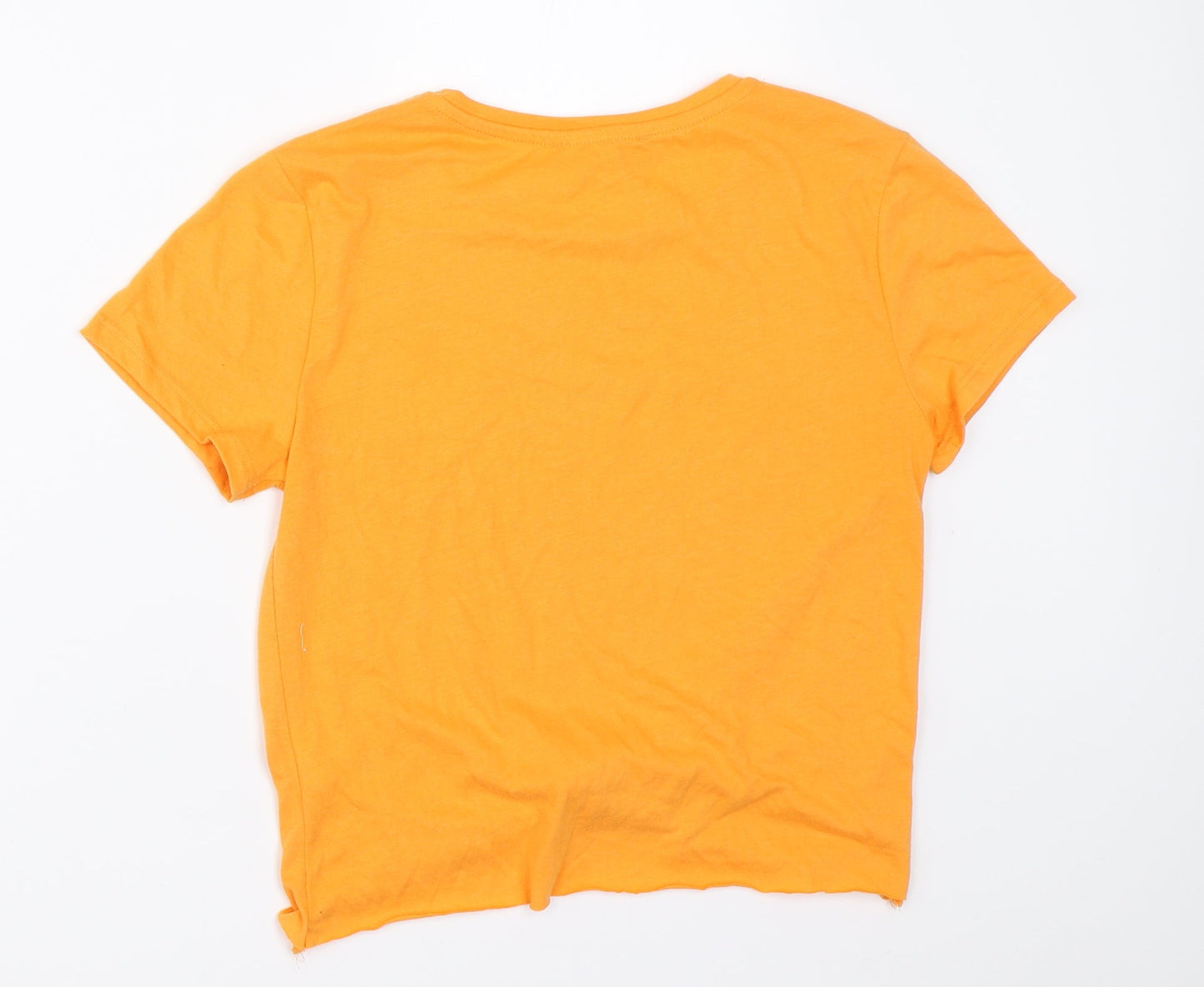 Primark Womens Orange   Basic T-Shirt Size XS