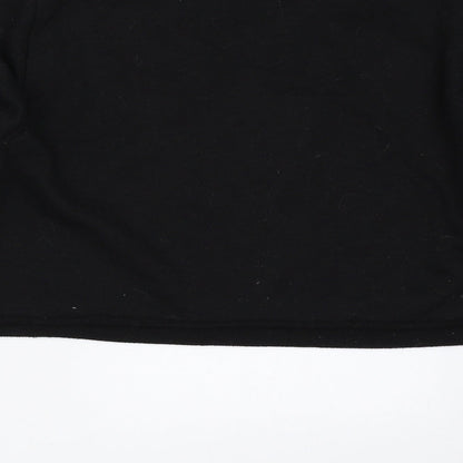 Daisy Street Womens Black   Pullover Sweatshirt Size 8