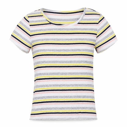 Womens UK Size 6 Primark White Basic T-Shirt