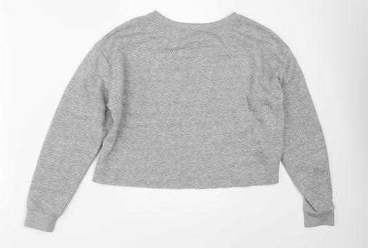 New Look Girls Grey   Pullover Sweatshirt Size 12-13 Years