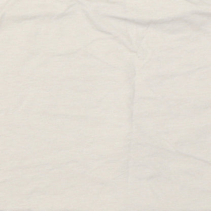 George Girls Beige   Basic T-Shirt Size 7-8 Years