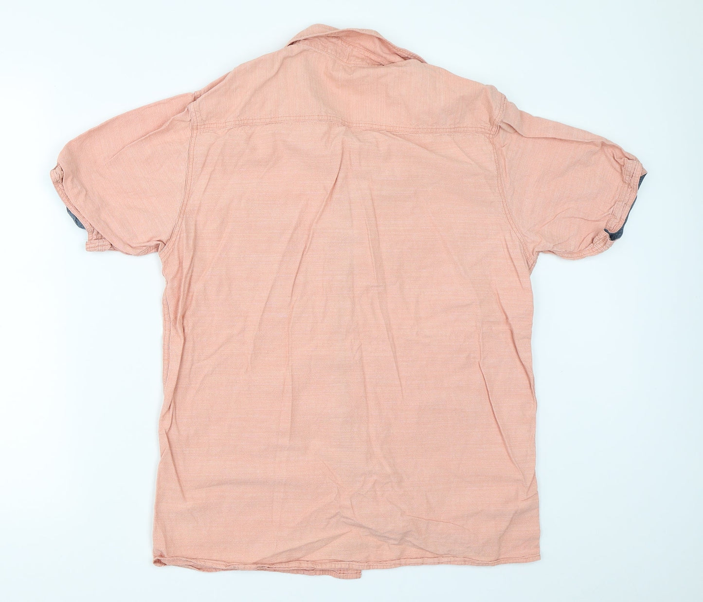 George Mens Pink    Button-Up Size M