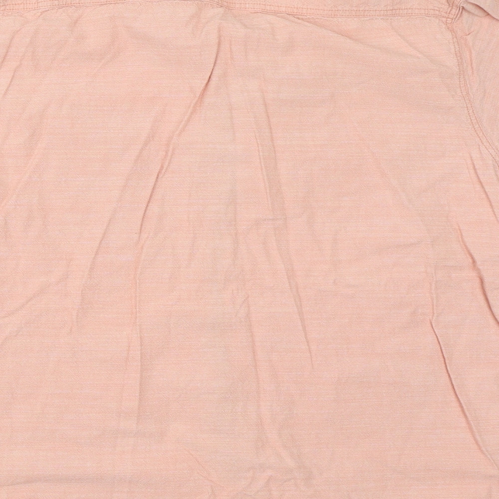 George Mens Pink    Button-Up Size M