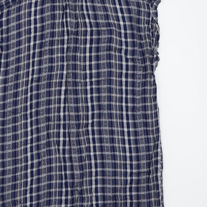 Womens UK Size 6 NEXT Blue Basic Button-Up