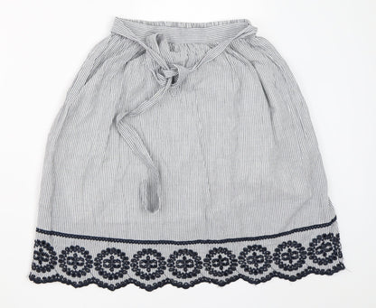 Primark Womens Blue   Flare Skirt Size 4