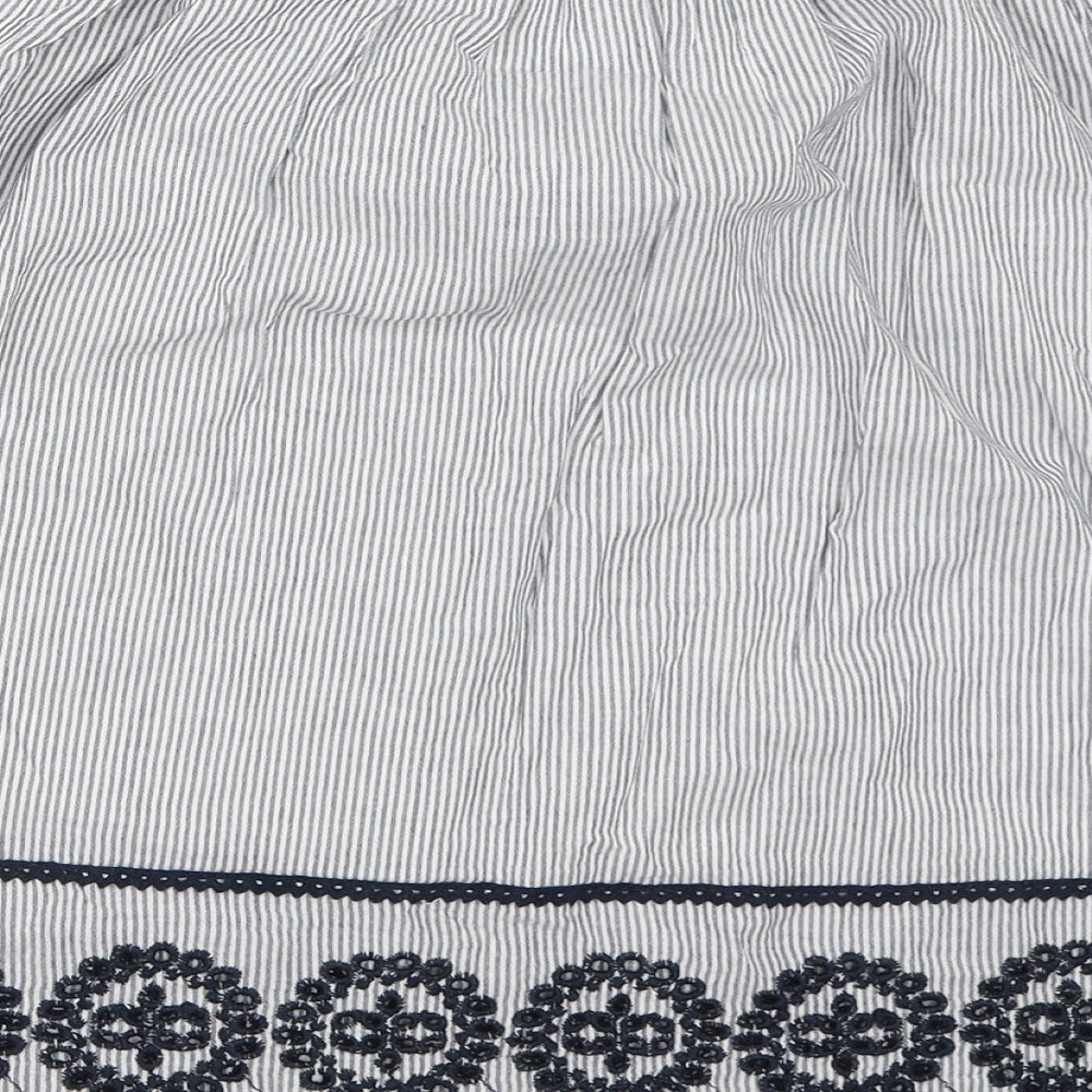 Primark Womens Blue   Flare Skirt Size 4