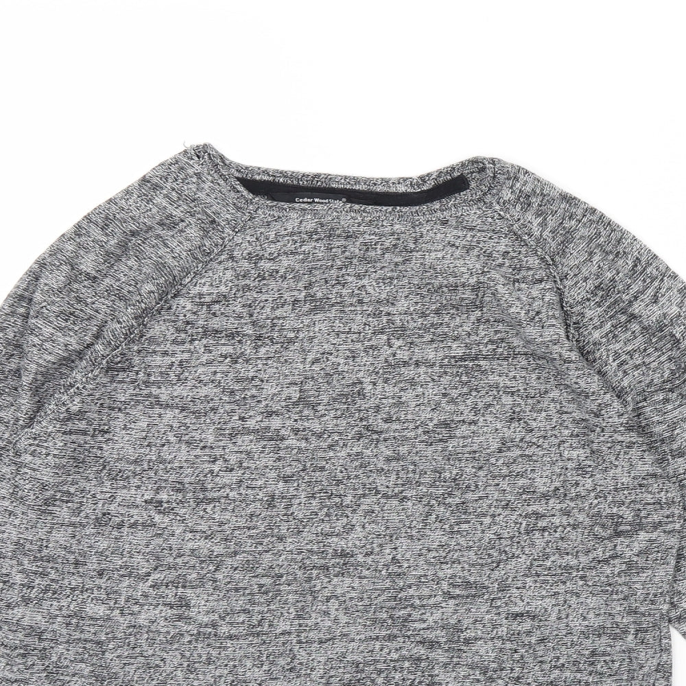 Cedar Wood State Mens Grey   Pullover Jumper Size XS